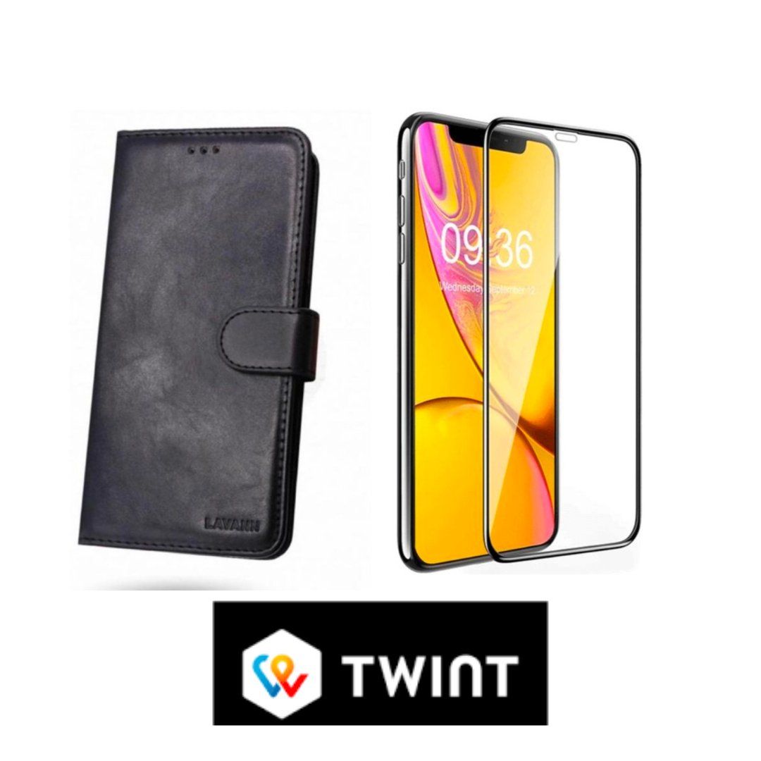 Cover & Protezioni schermo: iPhone 11 Pro Max Leder wallet Hülle mit Panzerglas – Nuovo e nell'imballaggio originale da Luzern venduto da Waince786