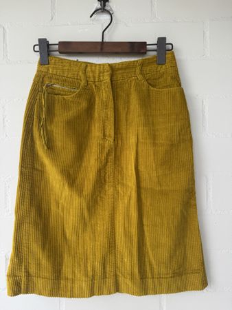 Maison Margiela Cord Rock senfgelb Gr. 32/34