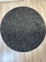Rundteppich grau meliert 130cm guter Zustand