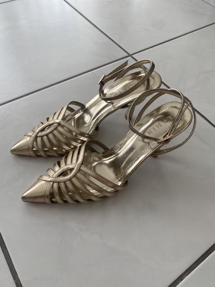Damenschuhe: Laminta Golden Pumps 39 – Gebraucht aus Zürich von lar_8826