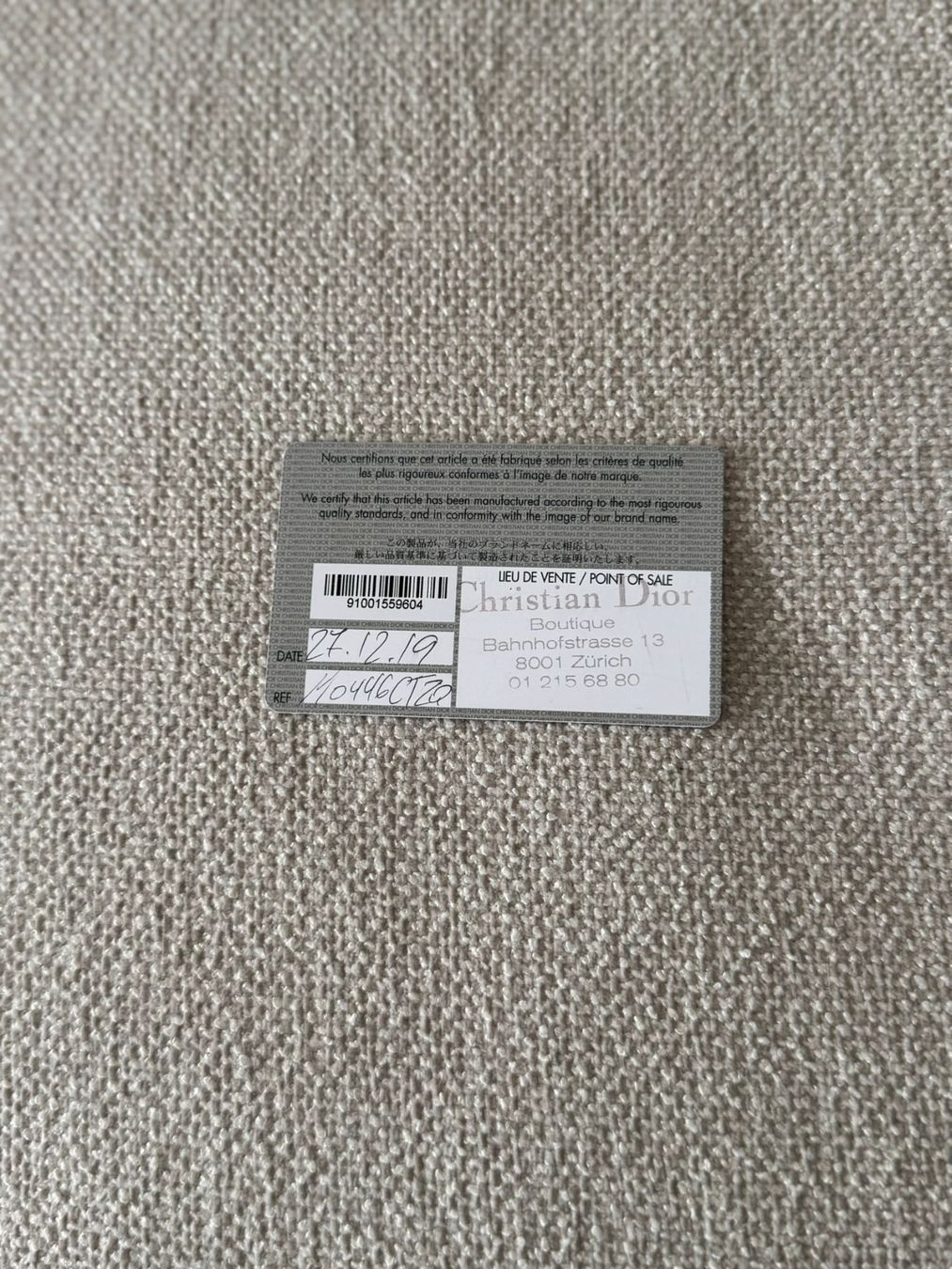 Dior Borse da donna: Dior Saddle Bag – Usato da Männedorf venduto da Vechat 6