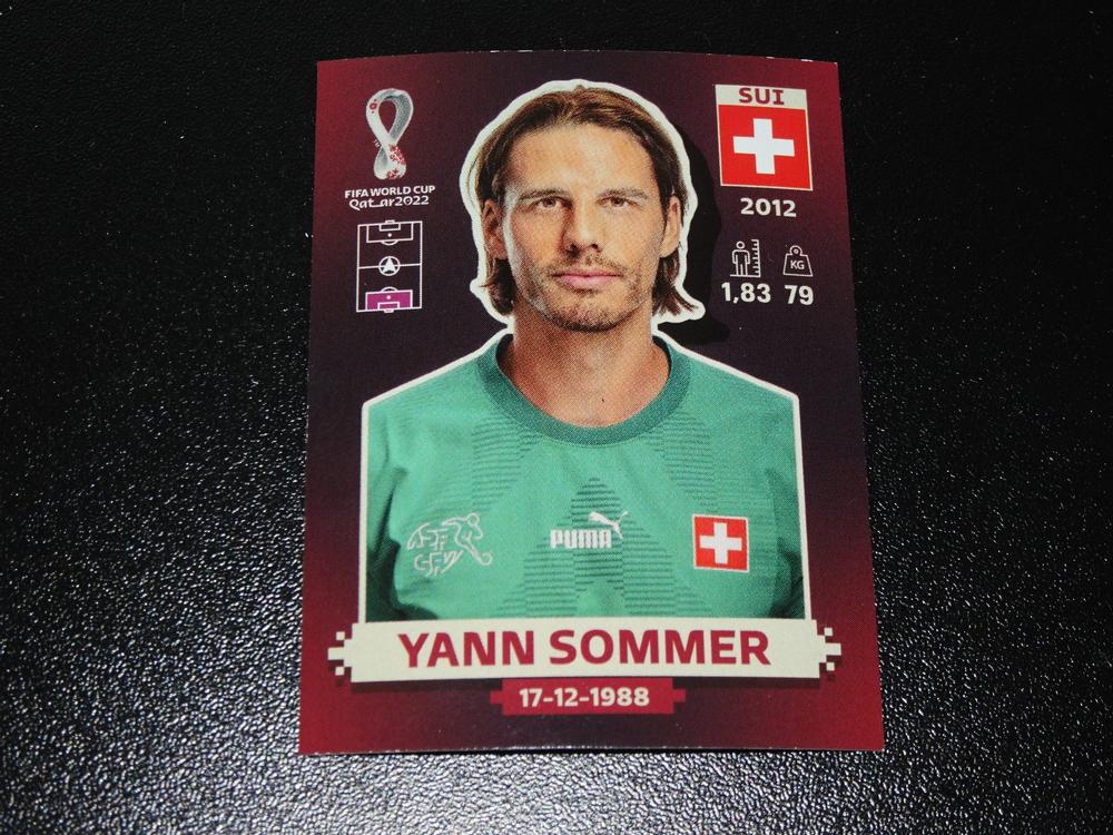 SUI3 Yann Sommer (Switzerland) Panini World Cup 2022 Sticker - Solve  Collectibles