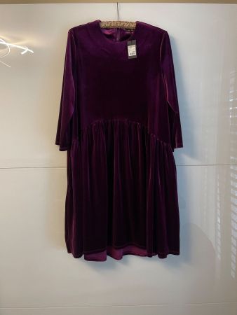 Navyboot Abendkleid in dunkelviolett