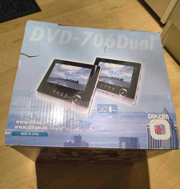 Alle DVDs: Dikom DVD 706 Dual  Tragbares Auto-DVD-Set – Gebraucht aus Rebstein von hshul1