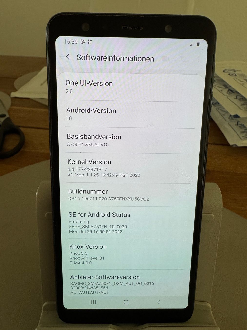 Samsung Portables: Samsung Galaxy A7 2018 – D'occasion à Adliswil par Busys 2