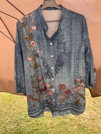 Damen Bluse floral Grösse XL guter Zustand