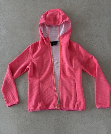 Veste à capuche légère, rose corail, taille 38 - État top!