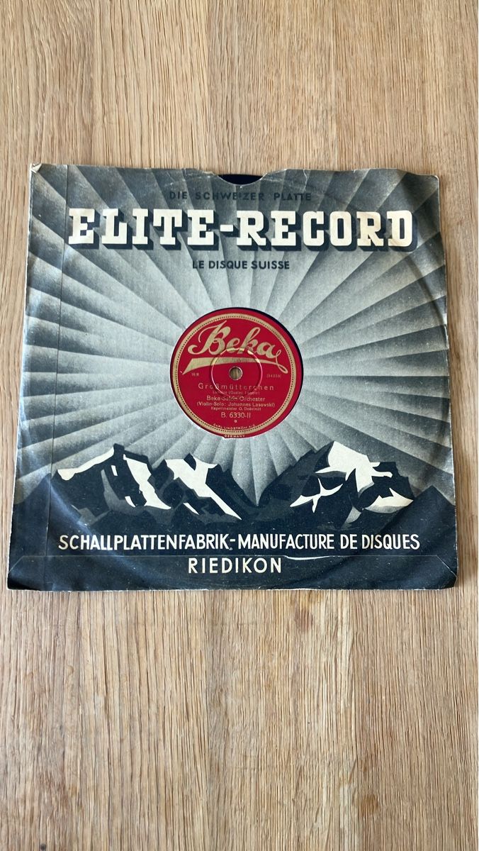 Dischi in vinile: Elite-Record Schallplatte Beka R. 6330-II – Usato da Luzern venduto da FeU