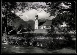 AK Schwende /App., Kirche am Fluss