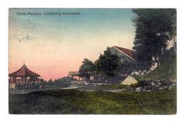 Alte Ansichtskarte Hotel-Pension Lüdernalp-Emmental