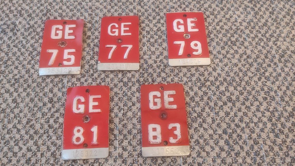 Anciennes plaques vélo Genève Kaufen auf Ricardo