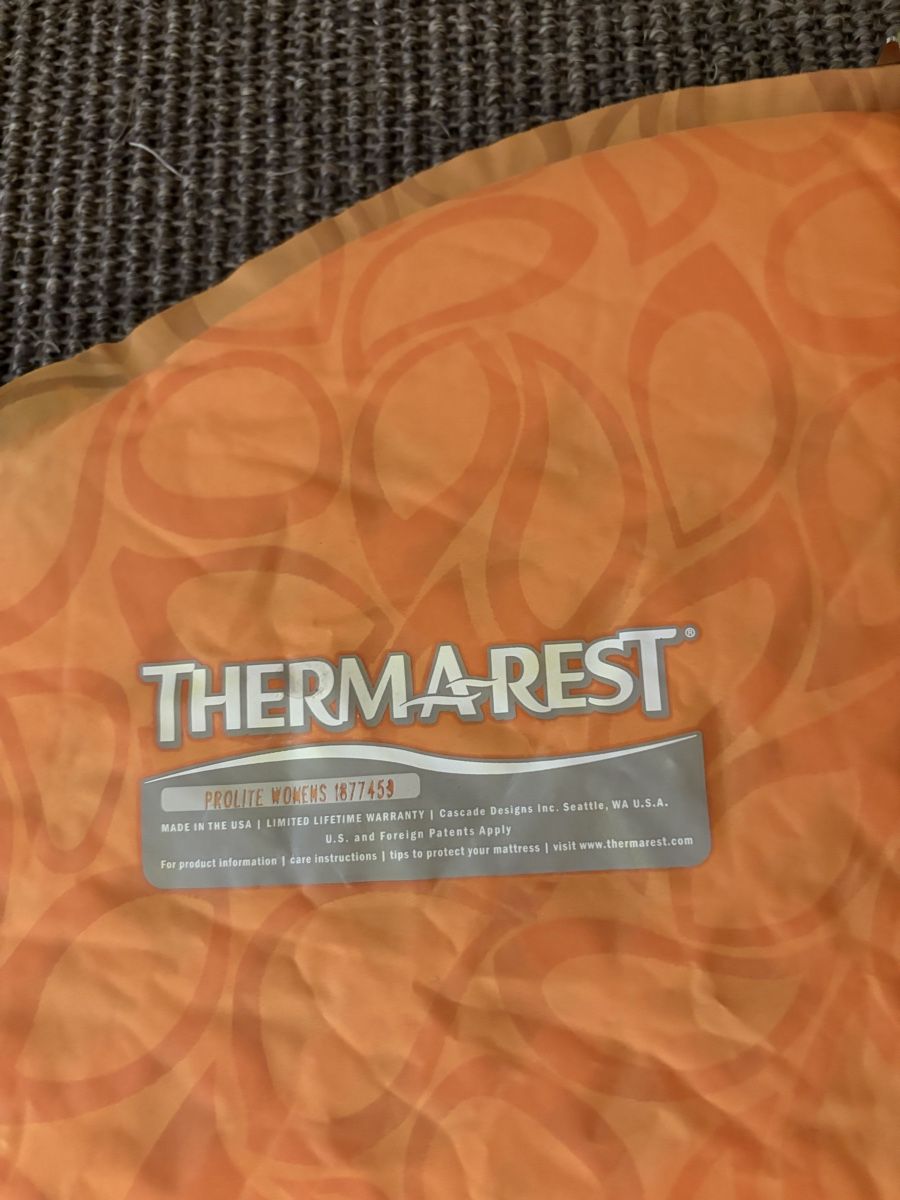 Materassi: Thermarest Women's ProLite – Usato da Elgg venduto da allisonsca 3