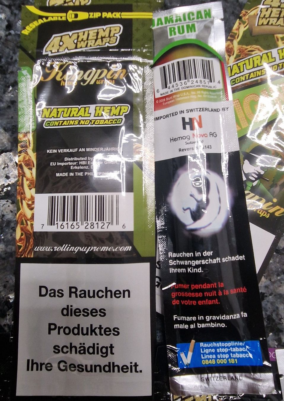 Sigari: 8 Packungen 28x Hemp Wrap Smoking Papers – Nuovo e nell'imballaggio originale da Uerkheim venduto da Justi.y 3