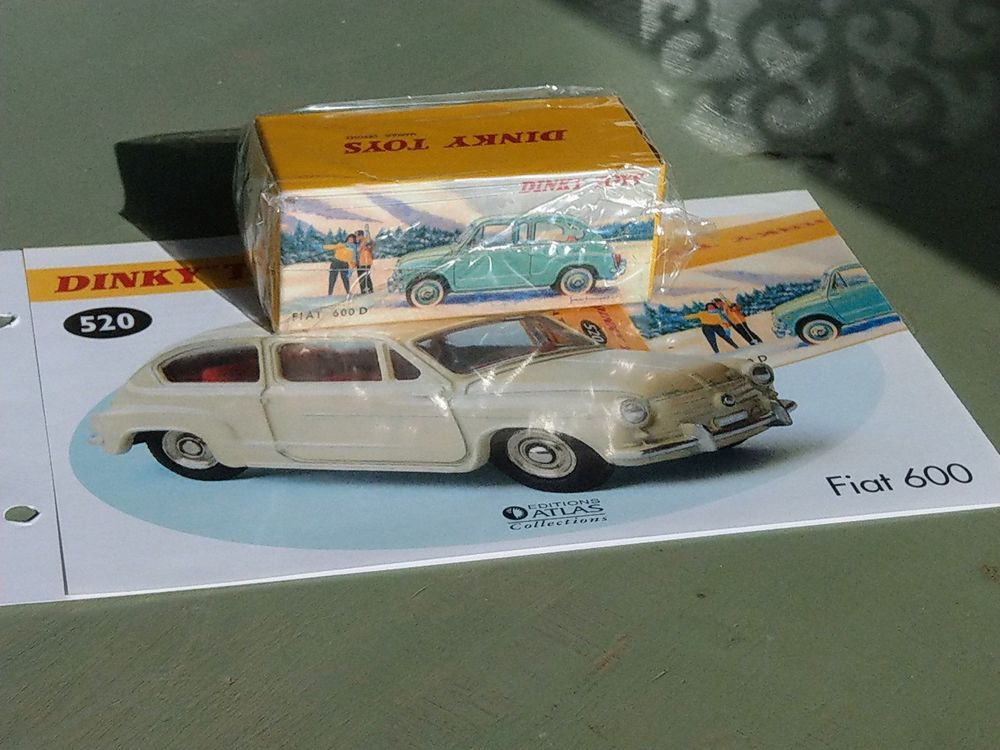 Dinky Toys 1:43 Atlas - Fiat 600 D - 520 (D'occasion) à St-Sulpice VD