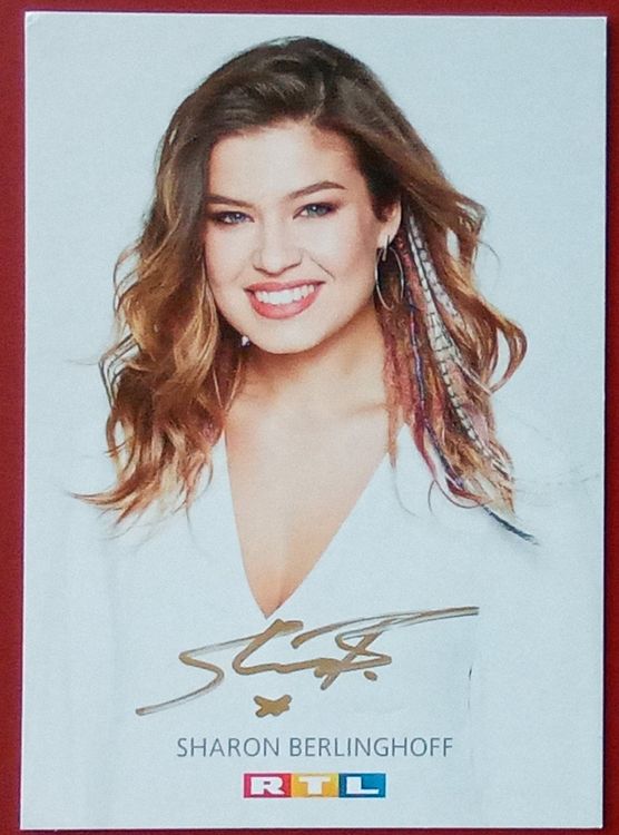 Sharon Berlinghoff Autogramm signiert Fotopostkarte 10x15cm (Gebraucht ...