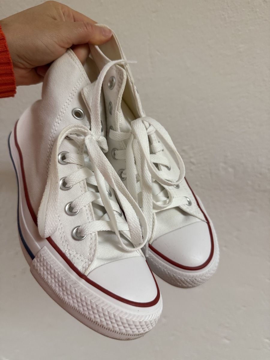 Scarpe da uomo: Converse All Star High Tops - Classic White - Size 36 – Nuovo (secondo la descrizione) da Adliswil venduto da dai_yr5z