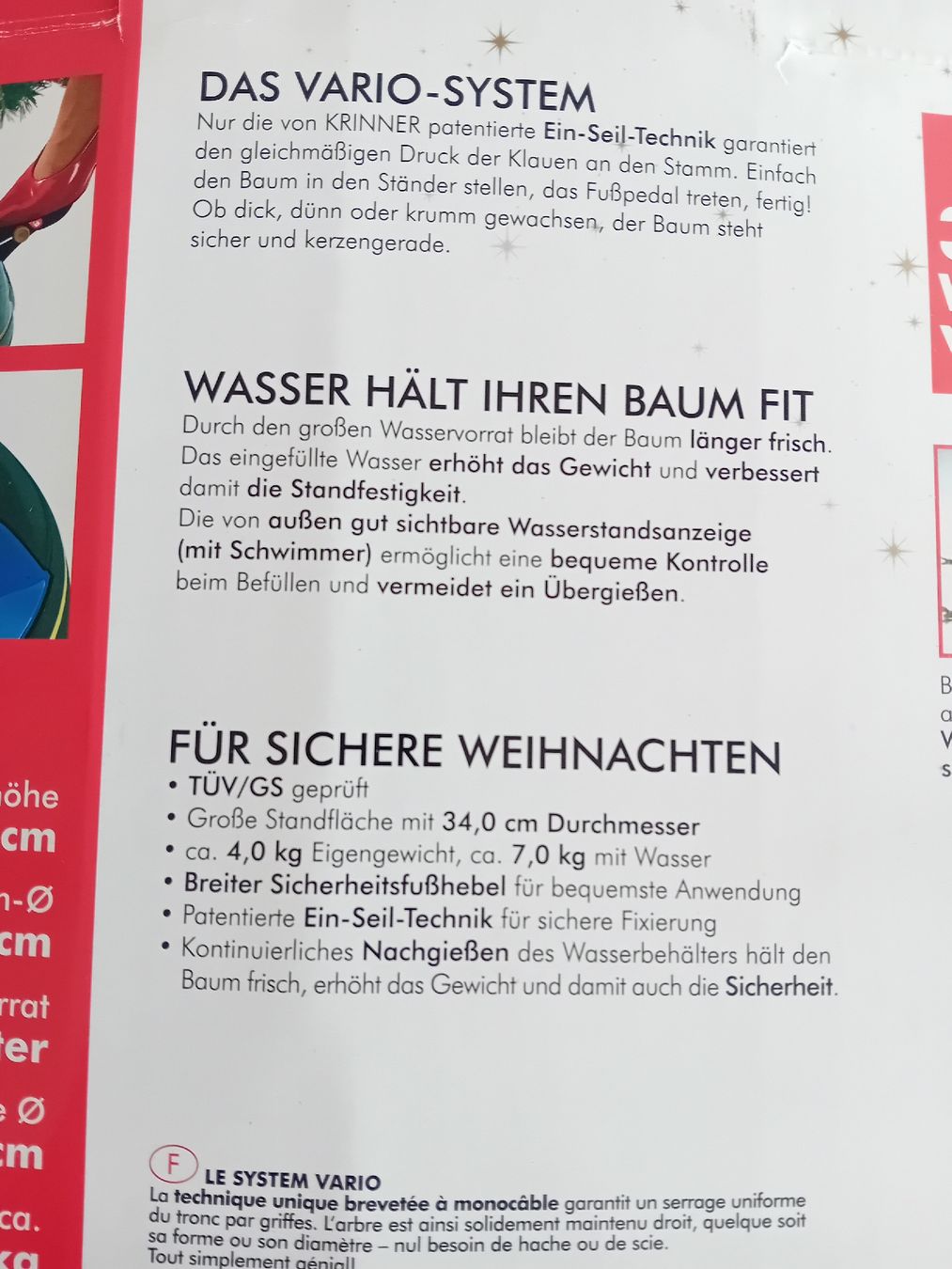 Krinner Pieds de sapin de Noël: Christbaumständer Krinner Vario Basic bis 250 cm grün – D'occasion à Schlieren par von_hl8p 4