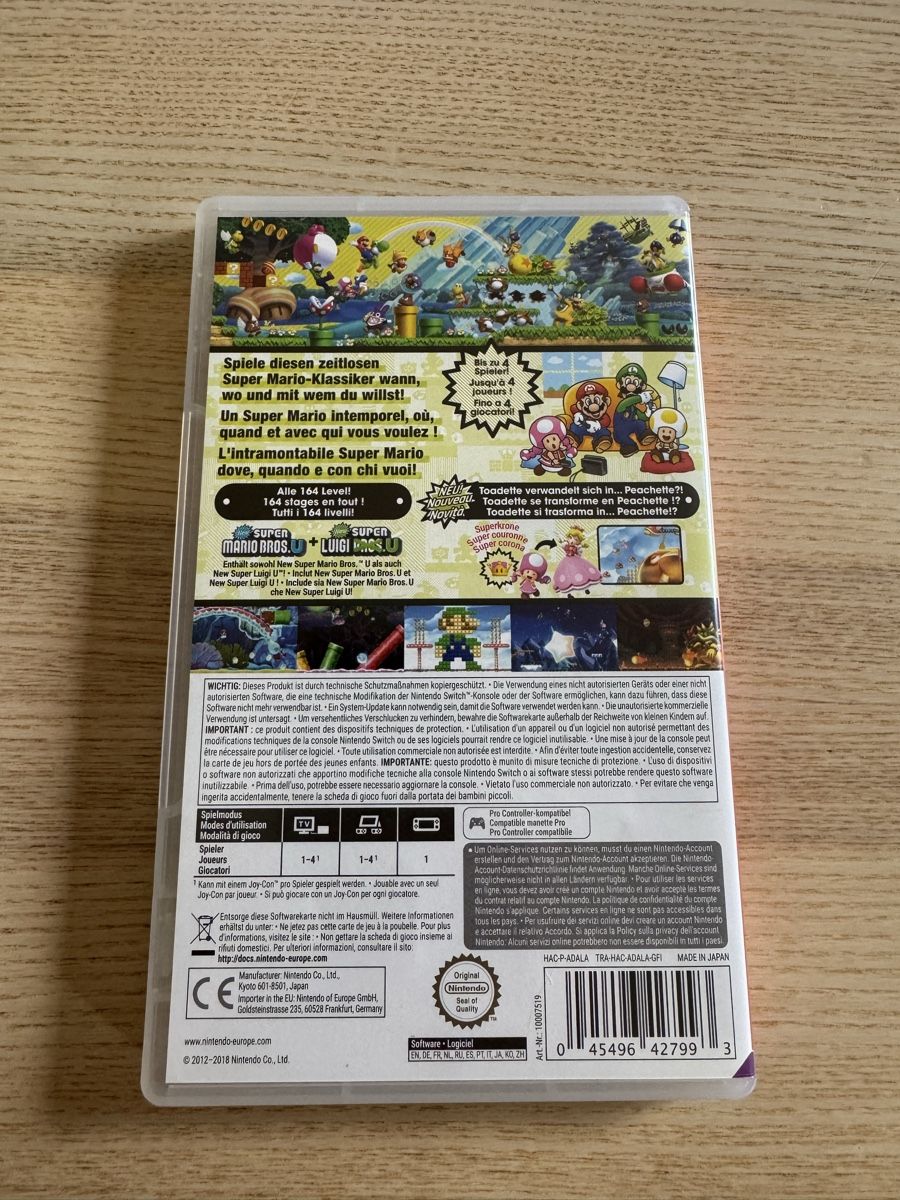 Jeux: Super Mario Bros U Deluxe Switch – D'occasion à Les Reussilles par zha_8z2d 1