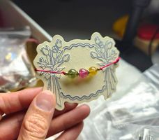 Bracelet fait main en tourmaline de haute qualité