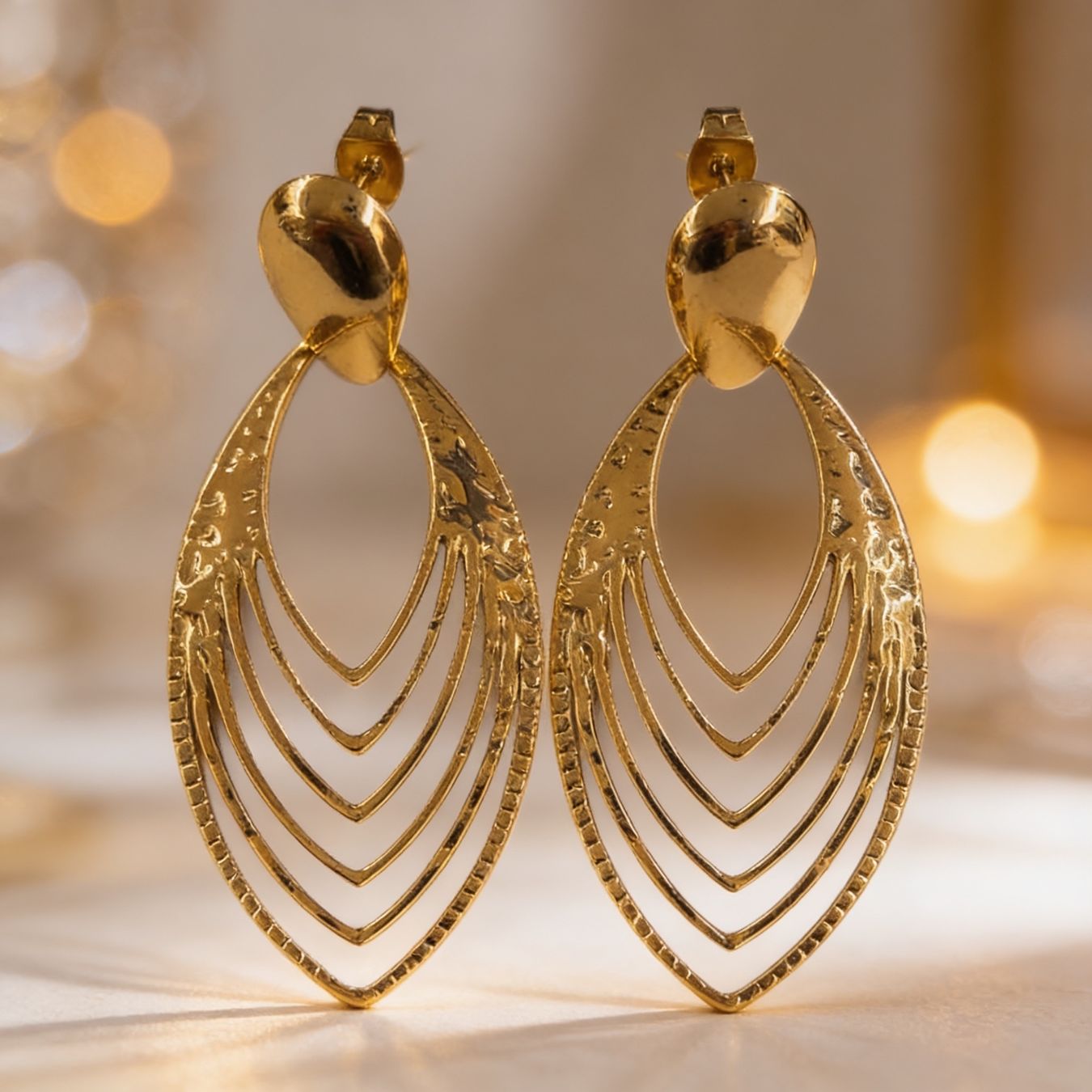 Orecchini pendenti & Orecchini a lobo: Boucles d'oreilles Or Sublime – Nuovo e nell'imballaggio originale da St-Maurice venduto da Sandrinette123