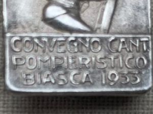 Medaglie: Ticino - Biasca  - 1933 – Usato da Sorengo venduto da 74in 2