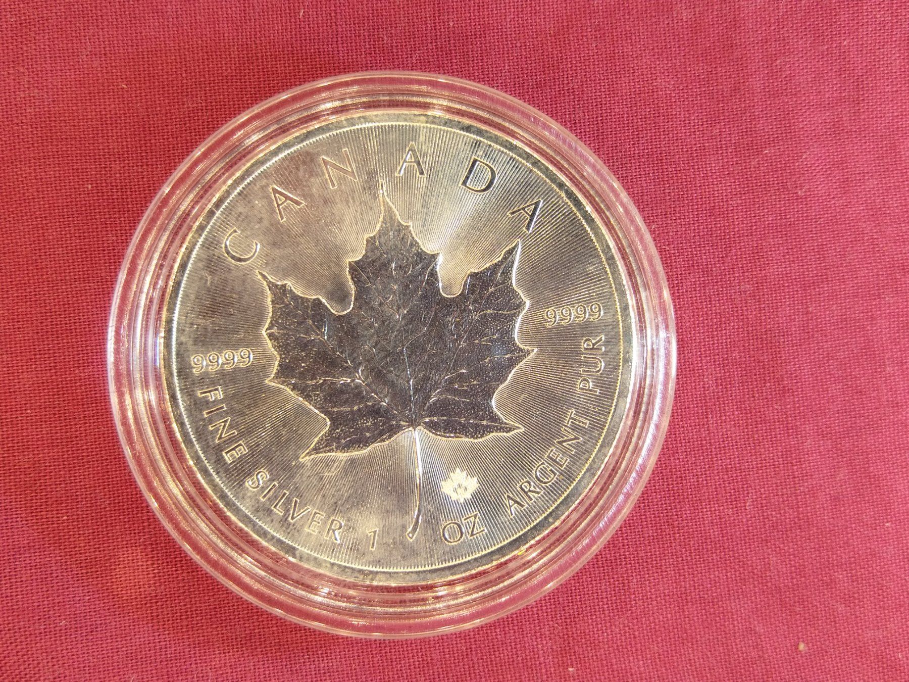 Tutti le monete: Silber Maple Leaf 1 oz - 2015 – Usato da Dättlikon venduto da Quarz58 1