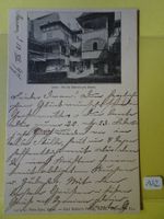 AK Aarau    Hof des Gasthofs zum Ochsen 1897