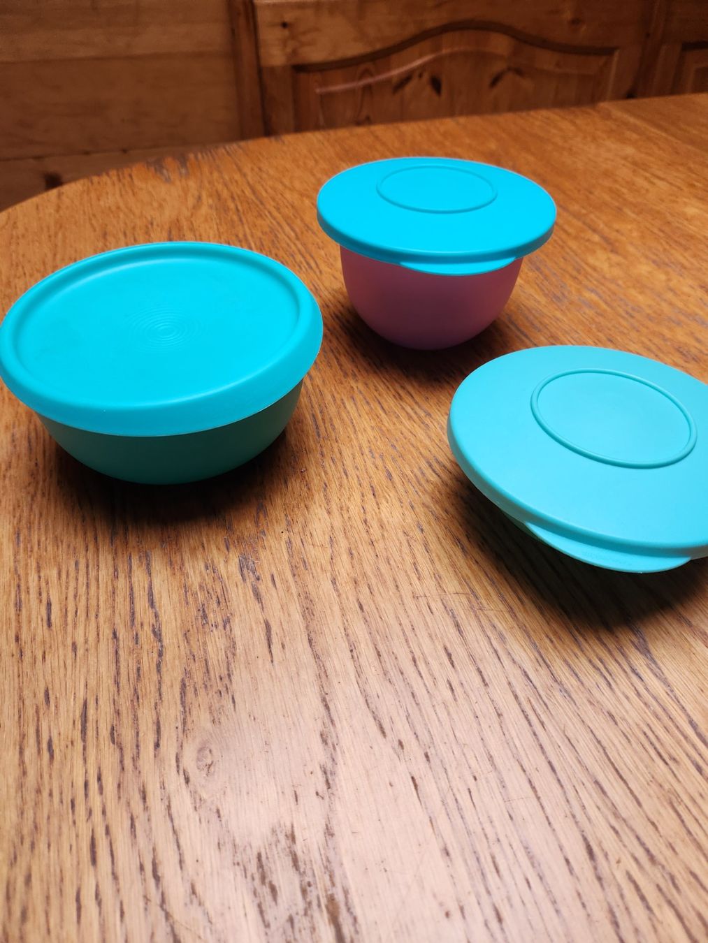 Tupperware Contenitori & Simili: Tupperware 3 dichte Behälter 1x 230ml, 2x 550ml Top – Usato da Gstaad venduto da Meiel2020 1