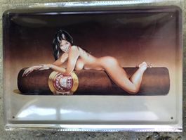Cigar pin up werbung classic reklame