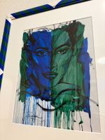 61.5 x74/ Rolf Knie/ Printdruck/Print Porträt/Rahmen