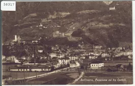 Bellinzona - Panorama coi tre Castelli