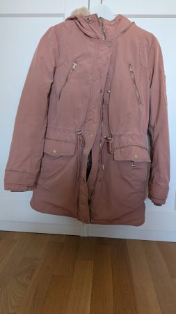 Winterjacke von Pimkie, Grösse XS in altrosa