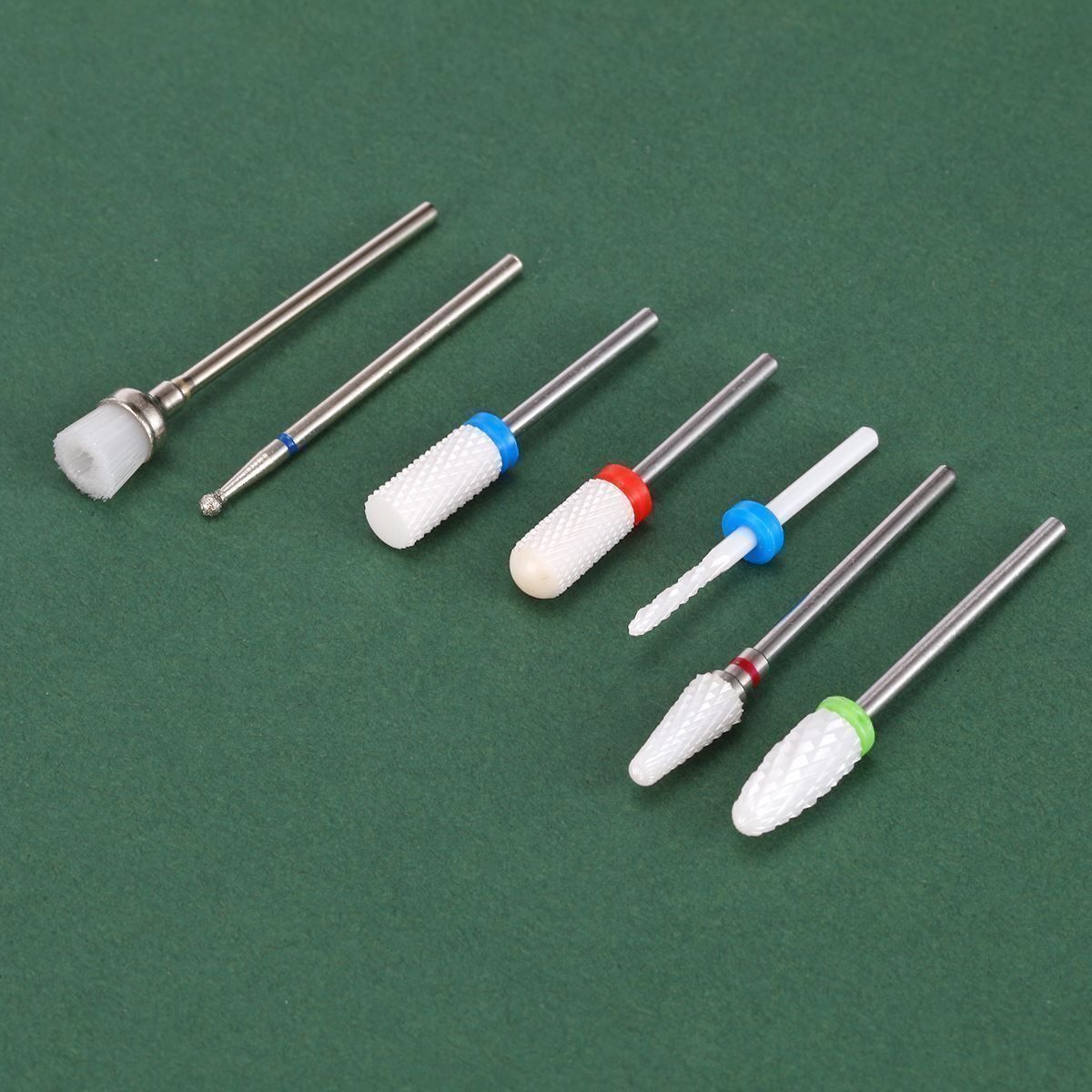 Manicure: 7 Stück Keramik Nagelfräser Bits Set – Nuovo (secondo la descrizione) da Thun venduto da yesky 4