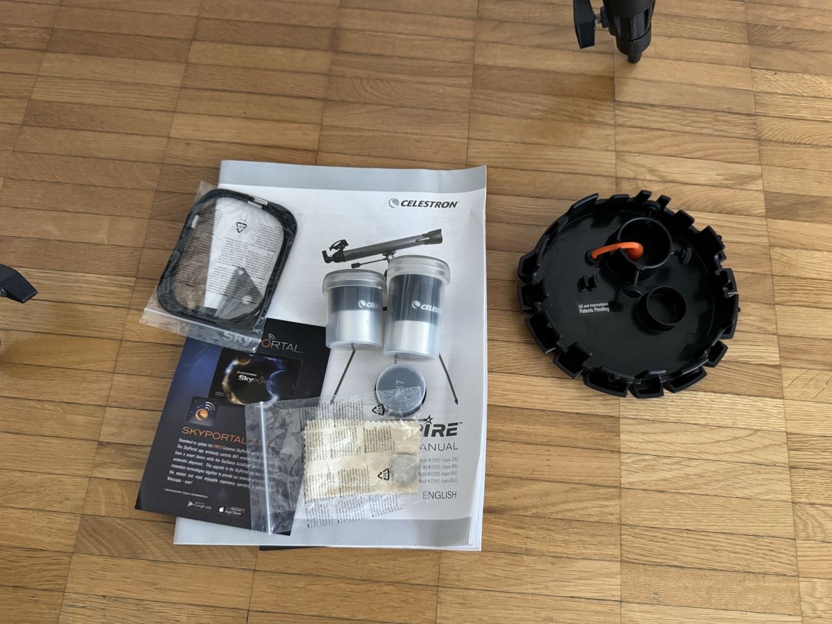 Celestron Telescopi: CELESTRON Inspire 100mm AZ Refraktor Teleskop – Usato da Zunzgen venduto da milesdavis76 3