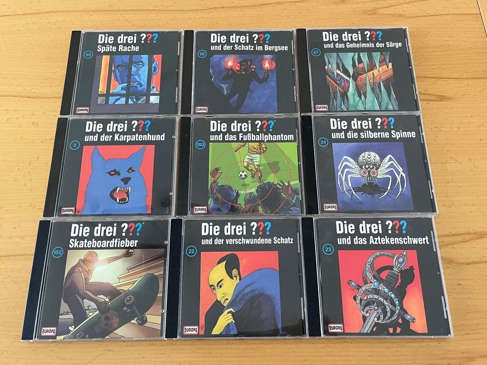 9 CDs | Die drei Fragezeichen ??? (Gebraucht) in Jona für CHF 26 – mit ...