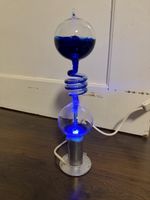 Glas lampe a ebullition 70er jahre 