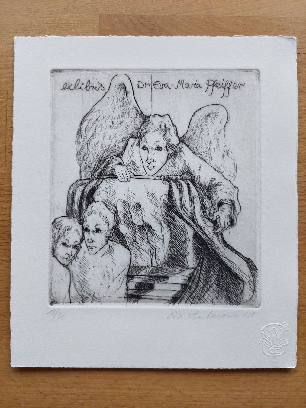 Dipinti: Exlibris Eva Aulmann - Original Radierung signiert – Usato da Obfelden venduto da Exlibris-Art