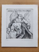 Exlibris Eva Aulmann - Original Radierung signiert