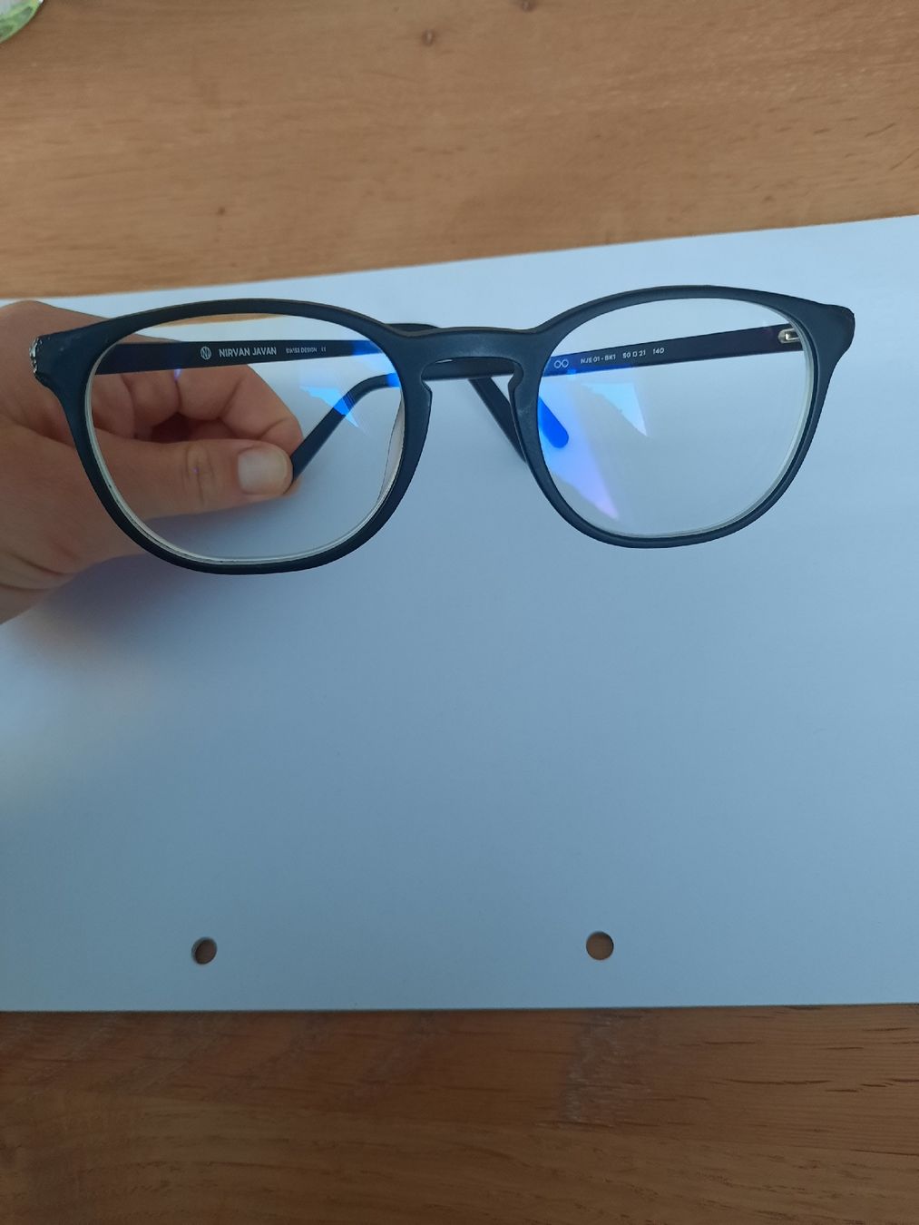 Lunettes & Verres: Nirvan Javan Brille in schwarz - Korrektur -5.0 – D'occasion à Unterterzen par elebo 5