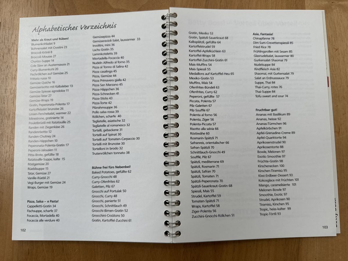 Bücher: 5 Betty Bossi Kochbücher – Gebraucht aus Wermatswil von angre 6