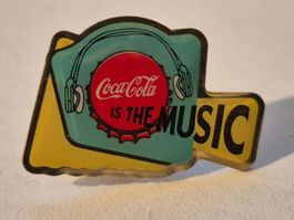 vintage    COCA COLA is the Music    -   Pin