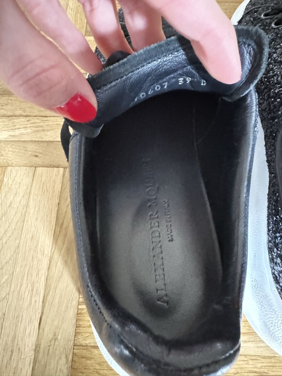 Scarpe da uomo: Alexander McQueen Sneaker, Grösse 39, Schwarz Glitzer – Usato da Schlieren venduto da itsquality 3