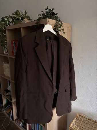 Hosenanzug Set Mango - Dunkelbraun | Grösse 40/L