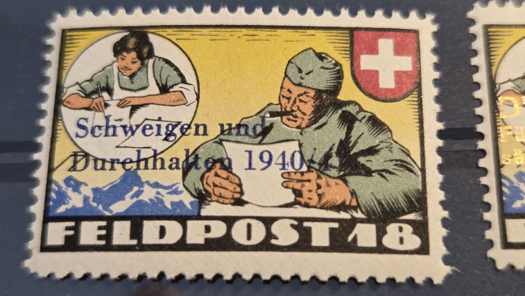 Tutti i francobolli: Feldpost Nr. 13 und 14 KW 125 – Usato da Arni AG venduto da Moth68 1