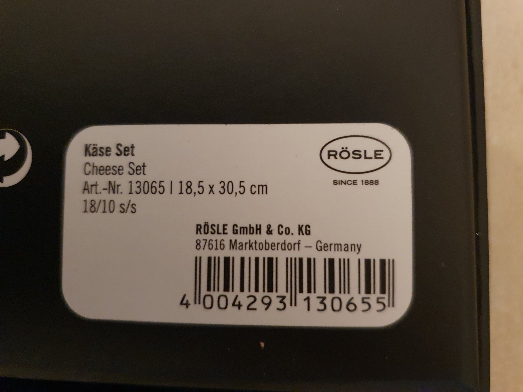 Rösle Coltelli: Rösle Käse-Set 3-teilig - neuwertig – Nuovo e nell'imballaggio originale da Therwil venduto da joc_mq6z 2