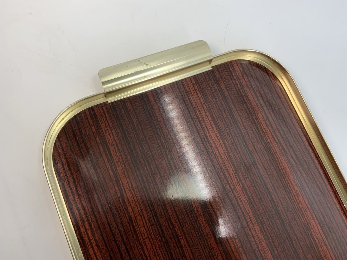 Piatti di portata: Retro Serviertablett, Holzoptik MB Made in Italy – Usato da Erlach venduto da silvia3235 8