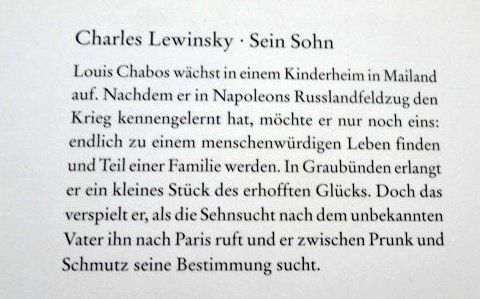Libri: Charles Lewinsky Sein Sohn Roman Diogenes – Usato da Wetzikon ZH venduto da strubeli024 1