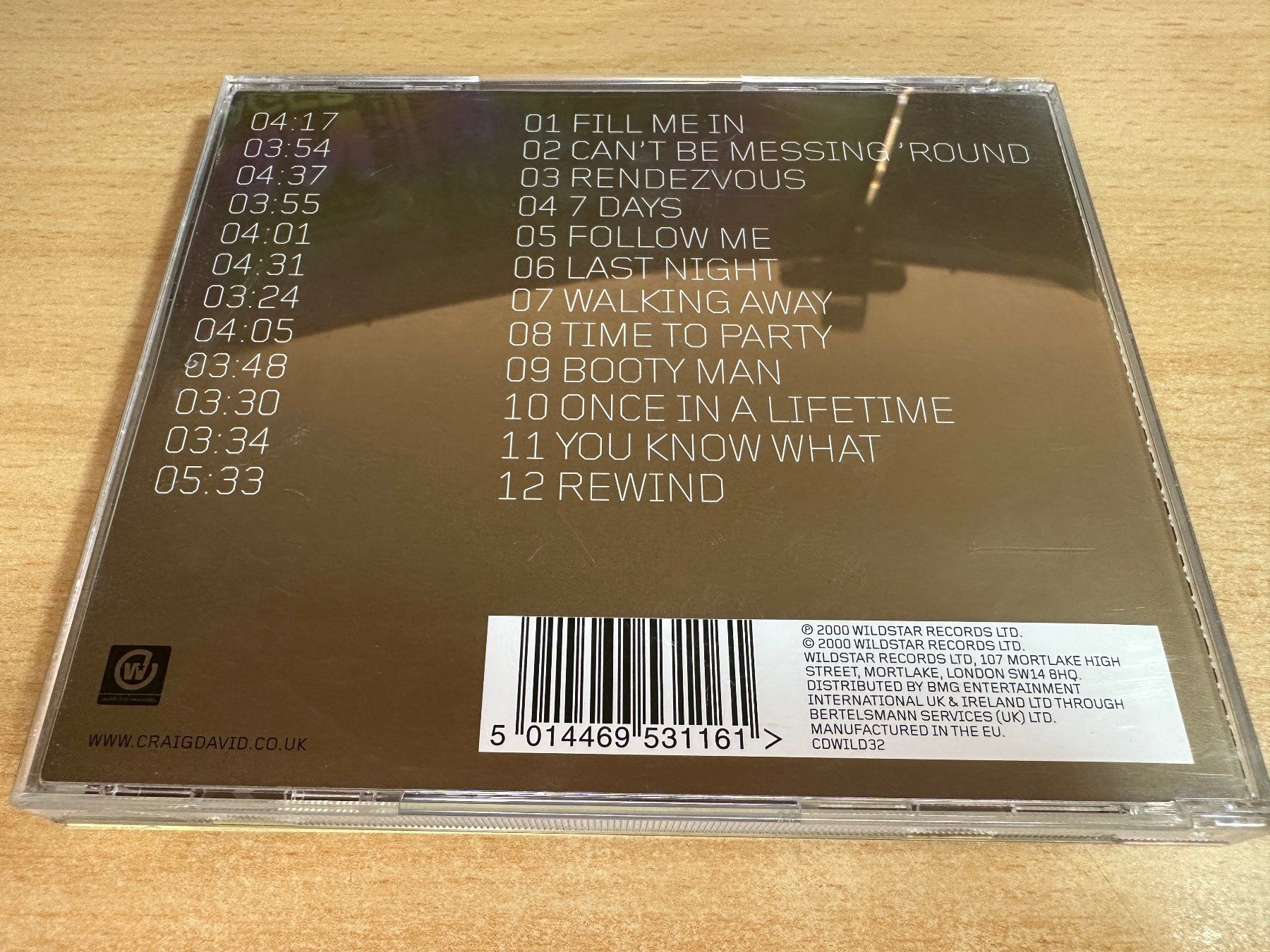 CD: H1 Craig David – Born To Do It – Usato da Rikon im Tösstal venduto da Alpenmutz 1
