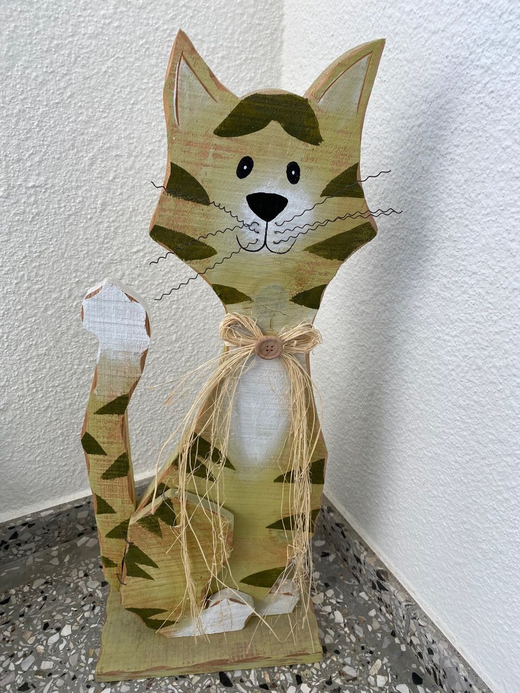 Statuette: Grosse Katze aus Holz – Usato da Schlieren venduto da Trudyschoe 1