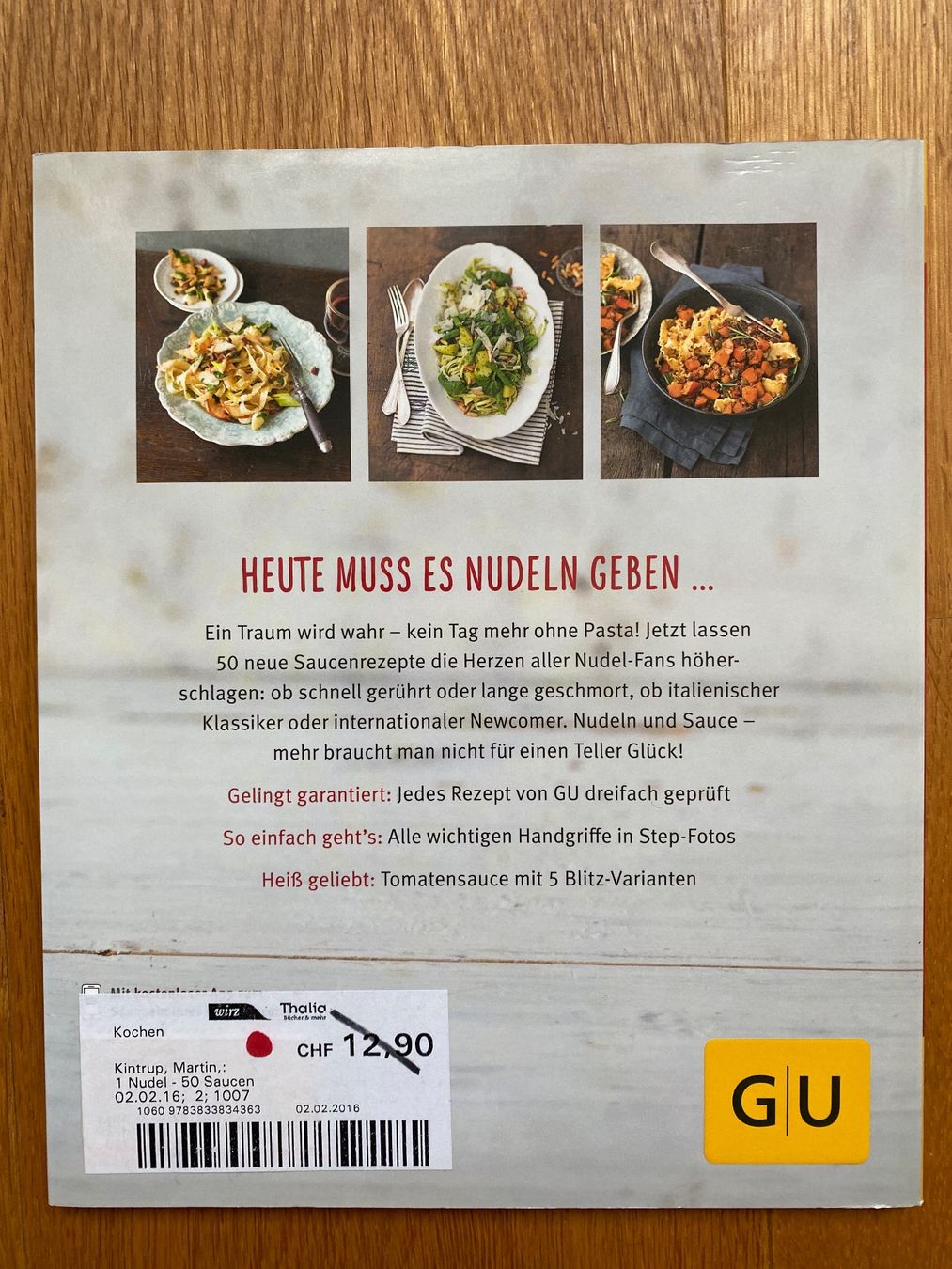 Libri: Martin Kintrup / 1 Nudel - 50 Saucen – Nuovo (secondo la descrizione) da Meisterschwanden venduto da Lapins2019 9